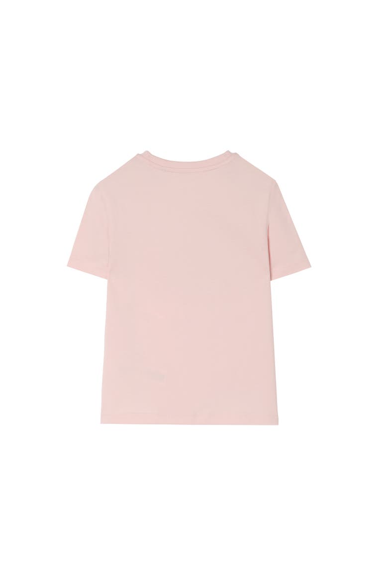 Knight Stamp Cotton T-shirt, Main, color, Mallow pink