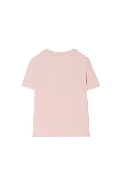 Knight Stamp Cotton T-shirt