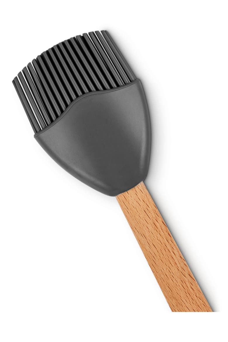 Signature Silicone & Wood Basting Brush, Alternate, color, OYSTER