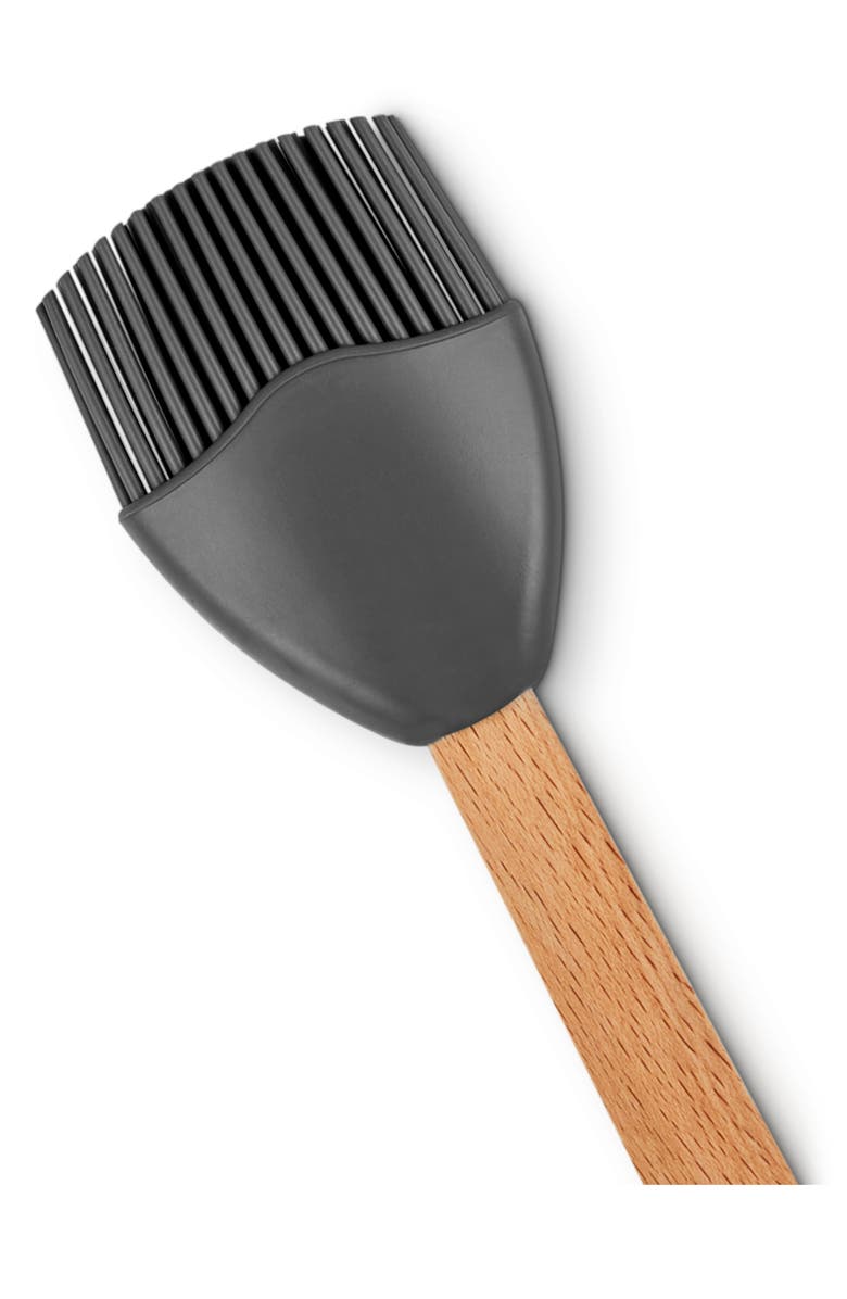 Le Creuset Signature Silicone & Wood Basting Brush, Alternate, color, 