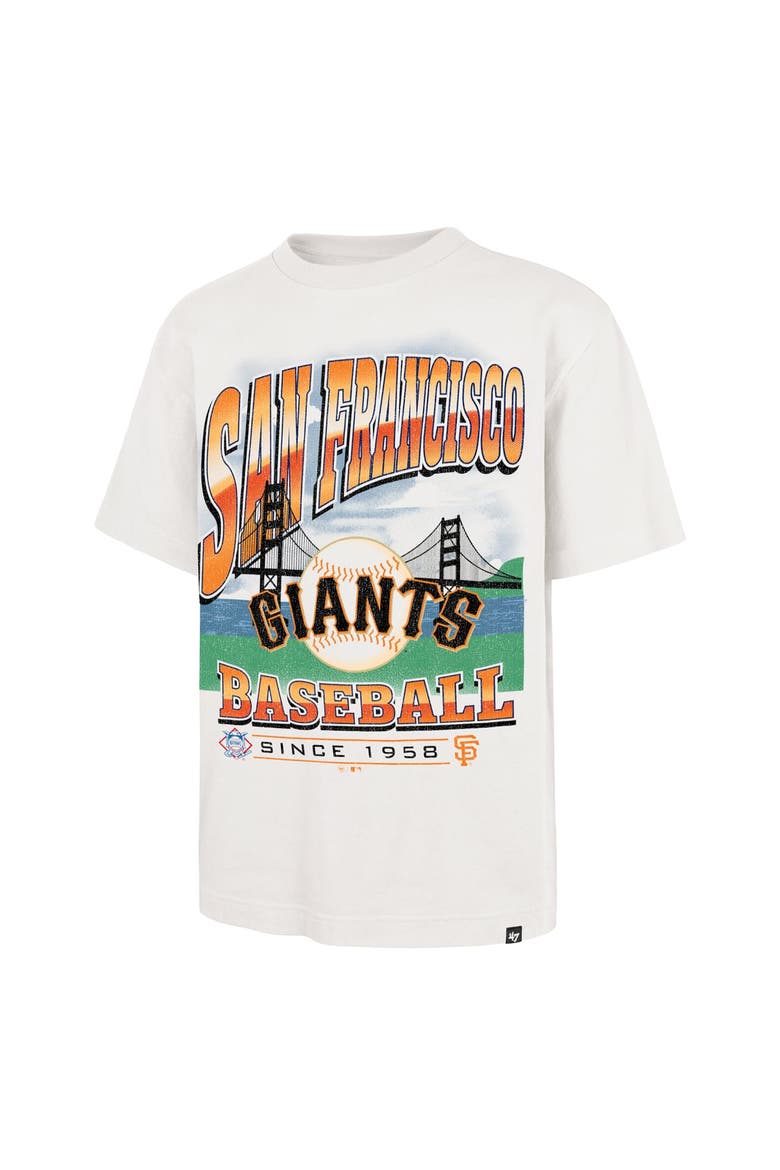 Men's '47 White San Francisco Giants Regional Upland Foundation T-Shirt, Alternate, color, White
