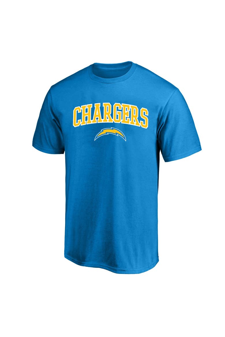 Men's Fanatics Powder Blue Los Angeles Chargers Big & Tall Arch Logo T-Shirt, Main, color, Powder Blue