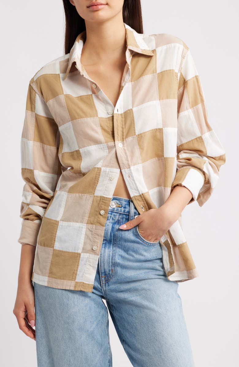 EMILY DAWN LONG Jeff's Shirt, Main, color, Biwa Patch