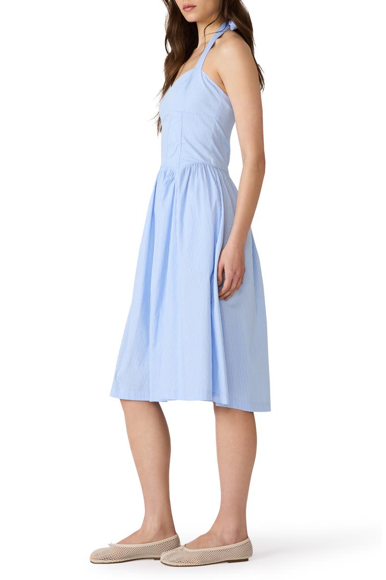 Leigh Anne Halter Dress, Alternate, color, STRIPE MULTI