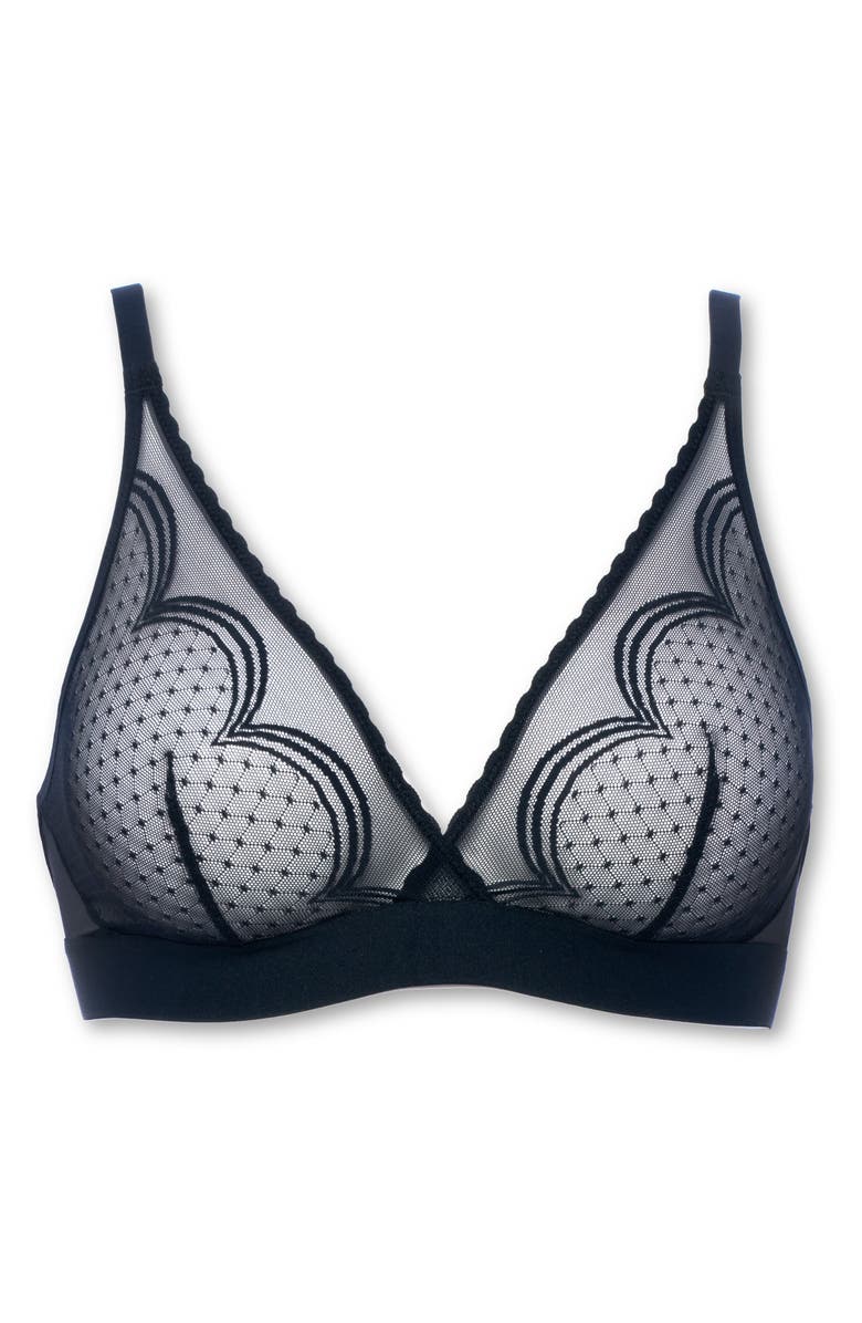 Huit Florence Lace & Mesh Bralette, Main, color,