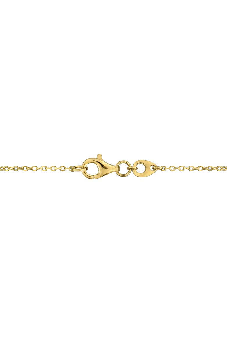 Carnelian Floral Station Necklace Yellow Plated Silver, Alternate, color, Yellow-Plated Sterling Silver