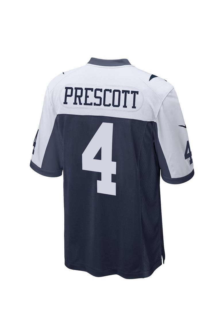 Men's Nike Dak Prescott Navy Dallas Cowboys Alternate Game Team Jersey, Alternate, color, NAVY