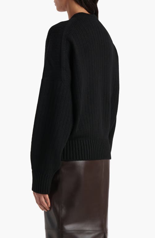 Khaite Lennox Oversize Cashmere Sweater In Black