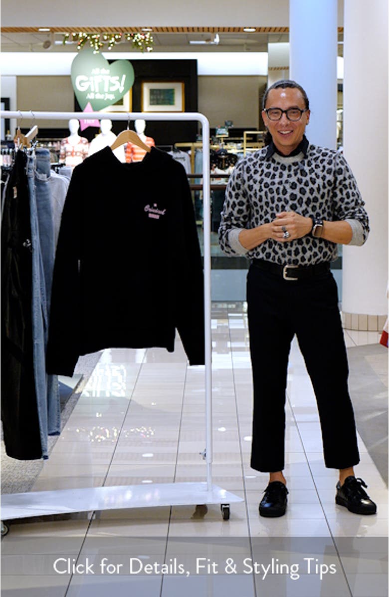 Striptease Knit Hoodie, sales video thumbnail