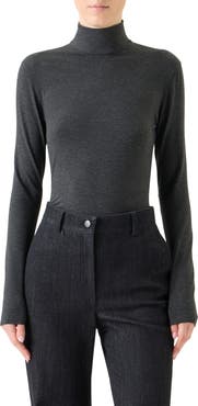 Akris punto Back Zip Turtleneck