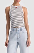 Alice + Olivia Allen Embroidered Tank