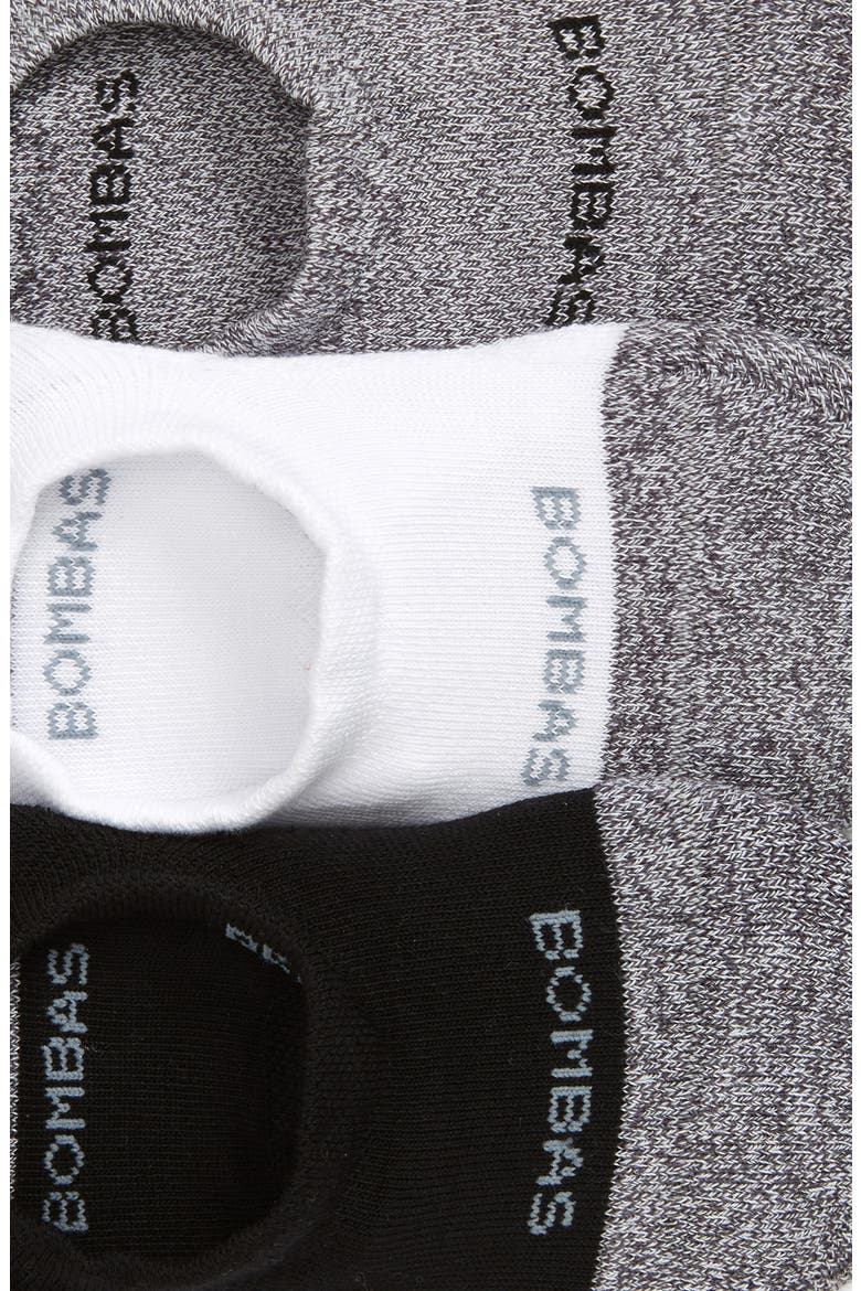 Assorted 3-Pack Cushion No-Show Socks, Alternate, color, WHITE/ BLACK/ GREY