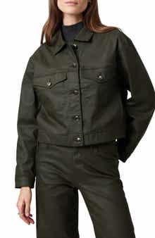 Mavi Jeans Maren Coated Crop Denim Jacket