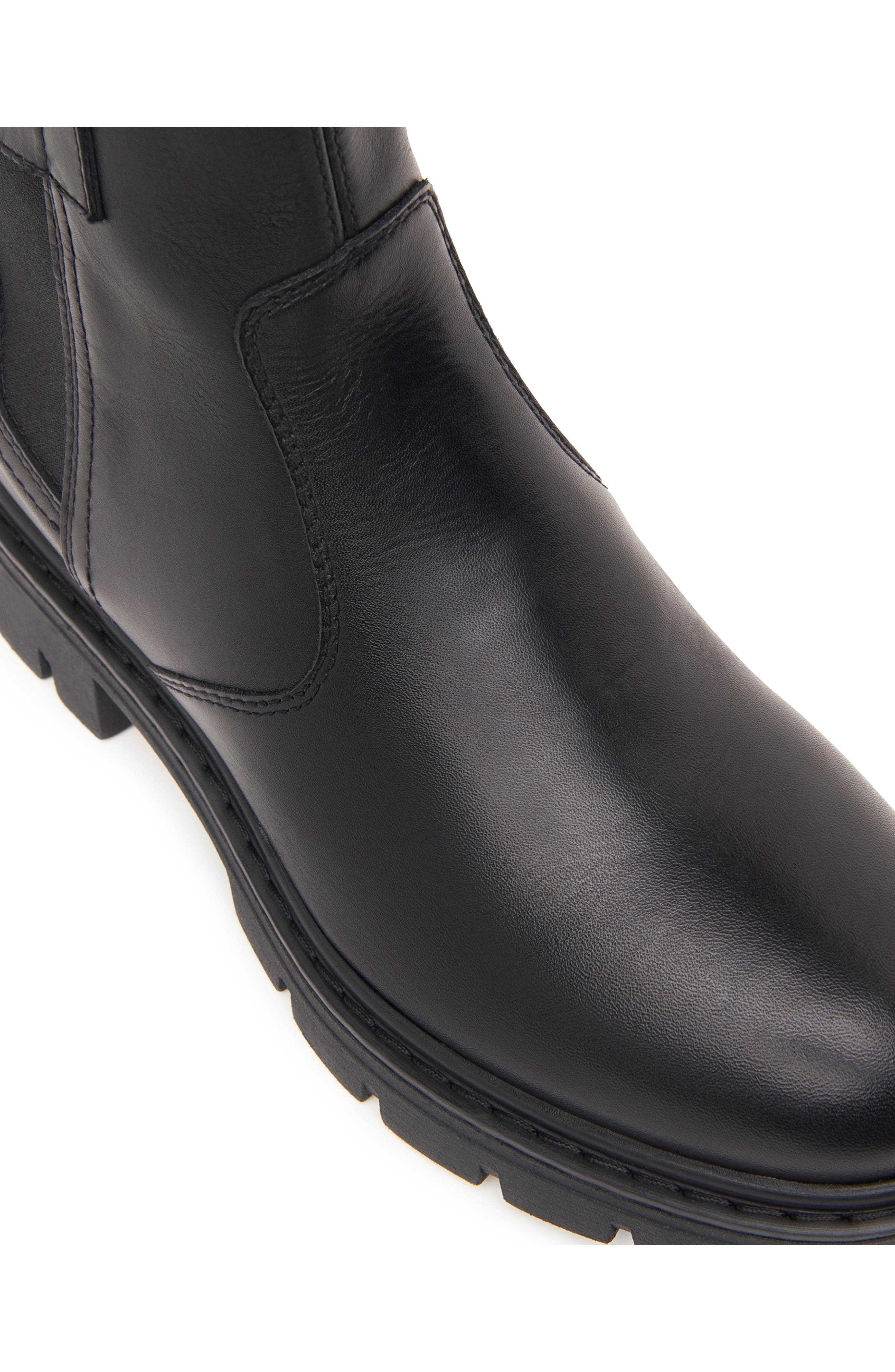 NeroGiardini Logo Strap Bootie, Alternate, color, Black