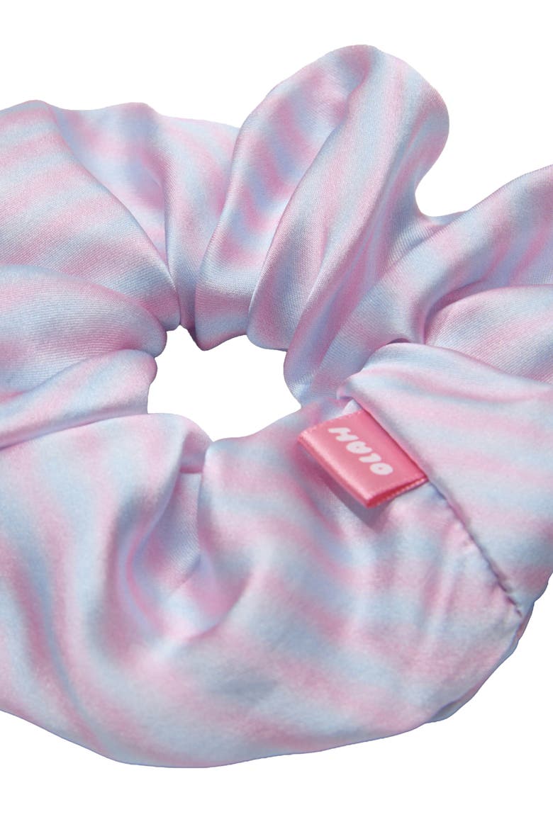 x Mimi Tao Trans Joy Silk Scrunchie, Alternate, color, Trans Joy Silk Scrunchie