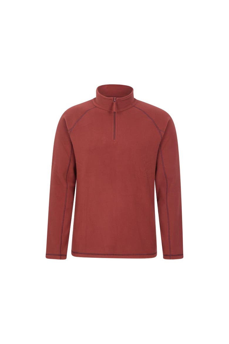 Ashbourne II Half Zip Fleece Top, Main, color, Burgundy