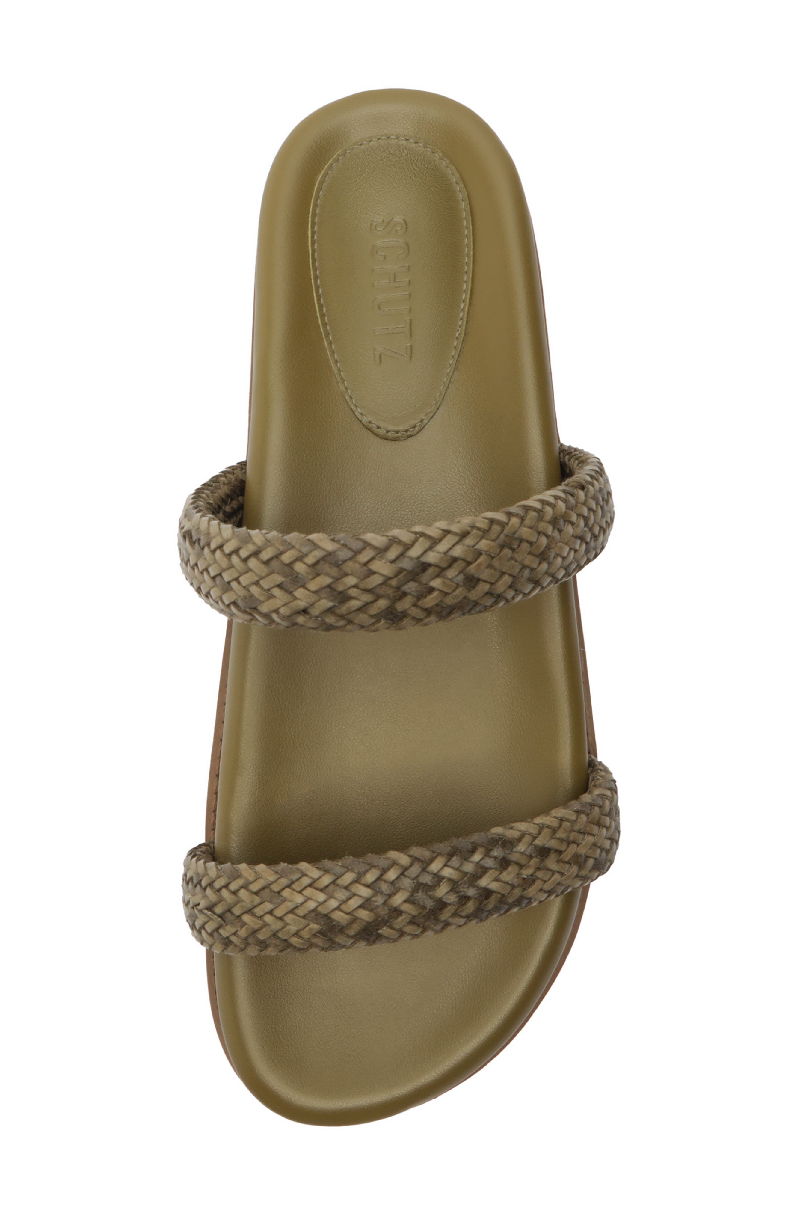 Ruby Sporty Slide Sandal, Alternate, color, MATCHA