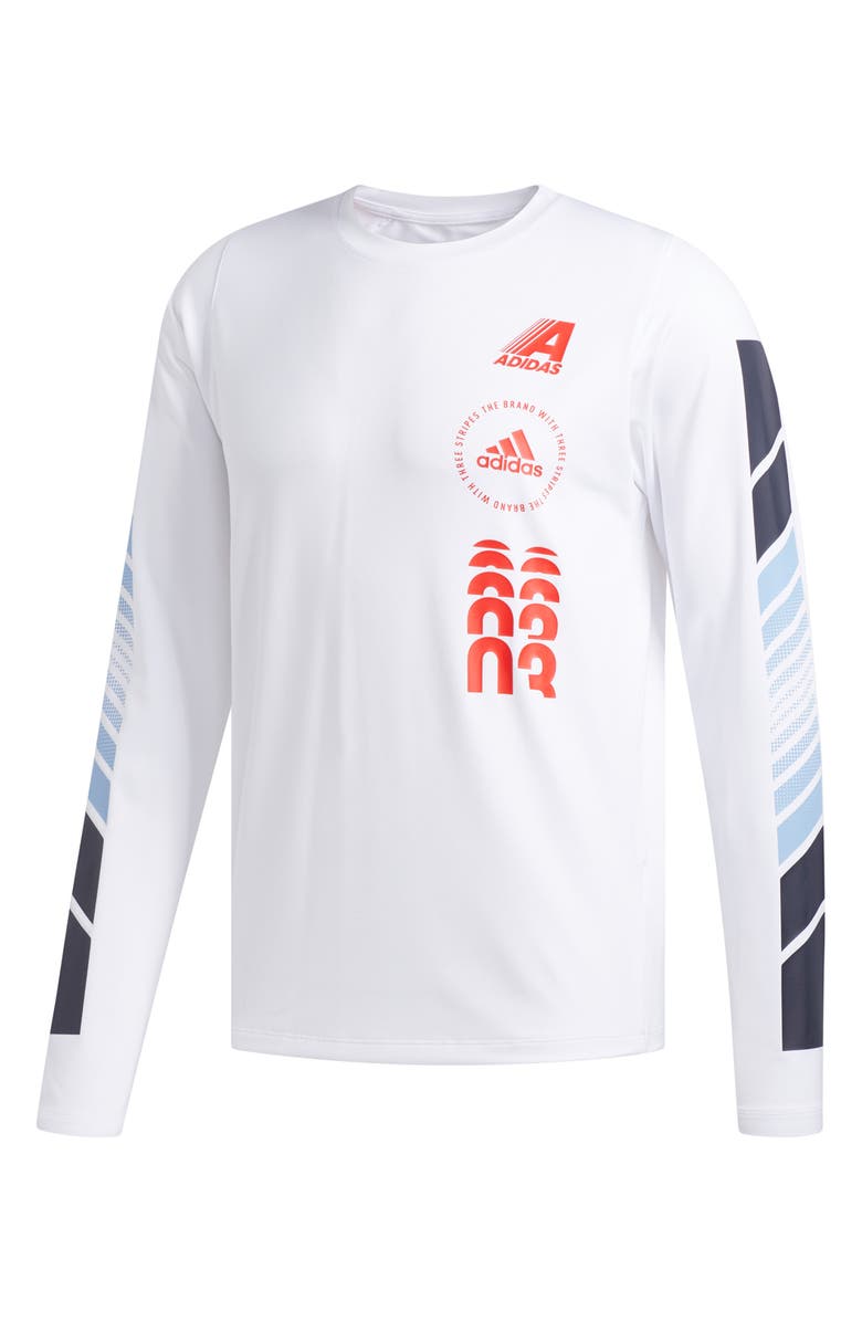 adidas Moto Pack FreeLift Long Sleeve T-Shirt, Alternate, color,
