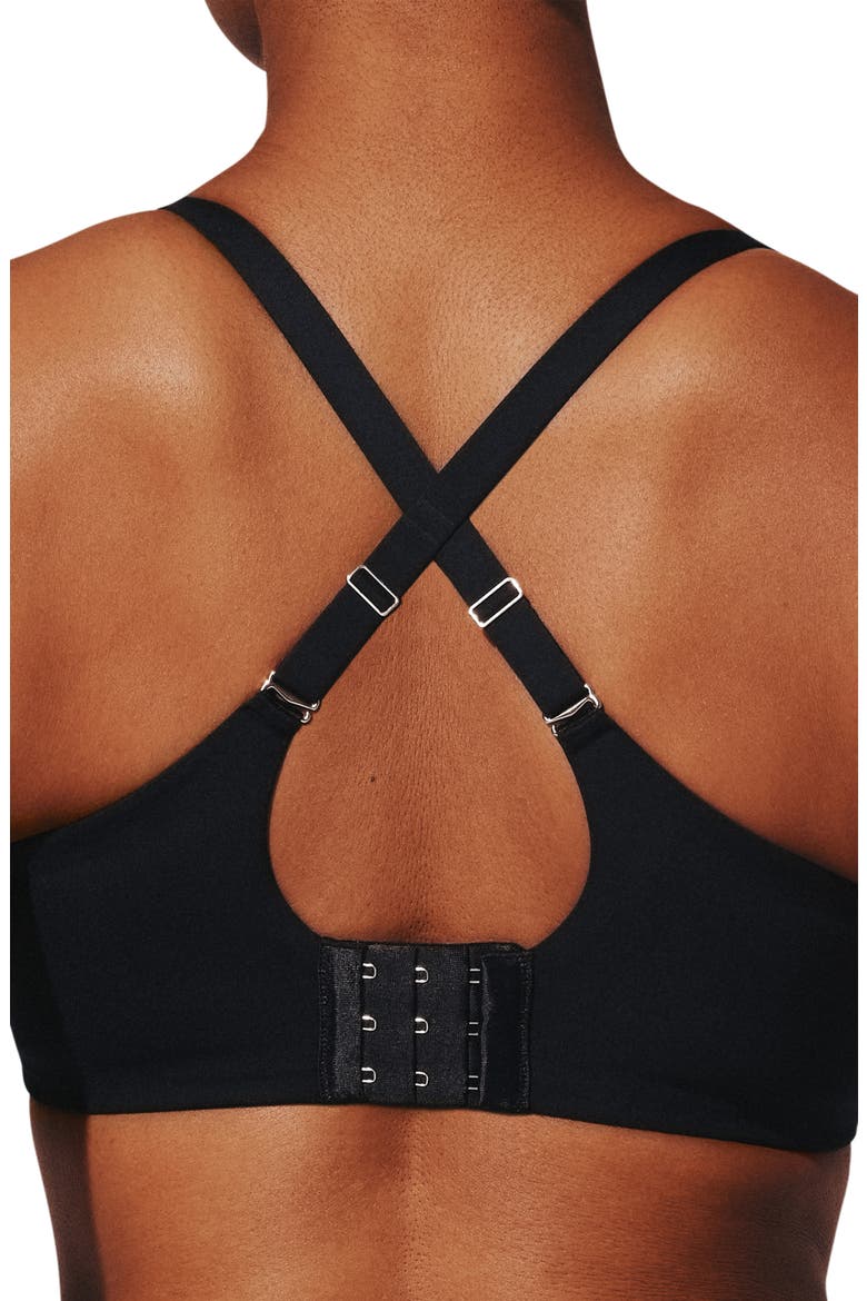 ComfortStretch Underwire Back Smoothing T-Shirt Bra, Alternate, color, BLACK