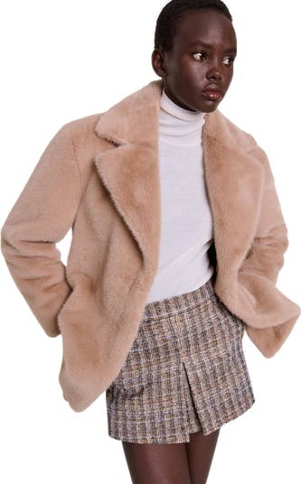 maje Faux fur coat Nordstrom