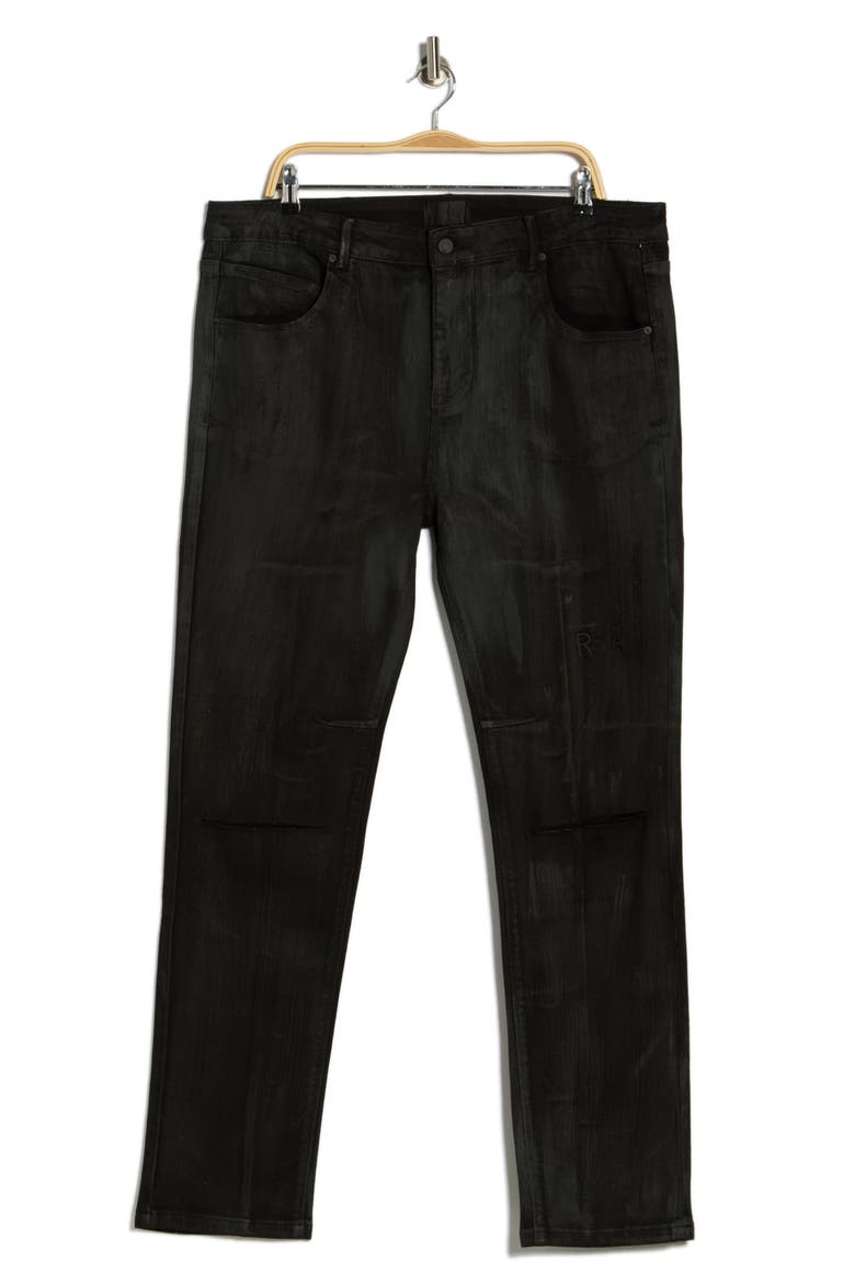 Clayton Skinny Jeans, Main, color, OBSIDIAN