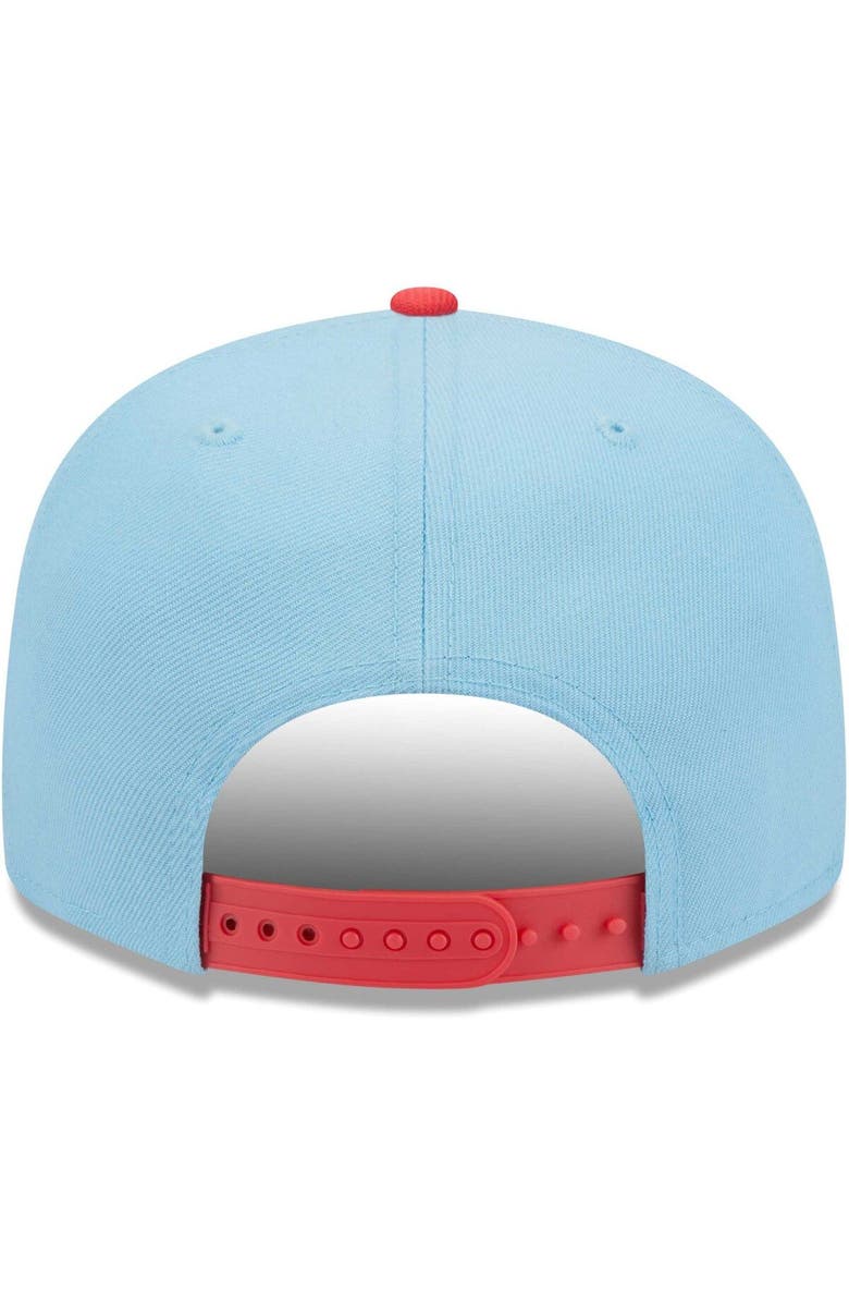 New Era Men's New Era Light Blue/Red Chicago White Sox Spring Basic Two-Tone 9FIFTY Snapback Hat, Alternate, color, 