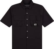 PAPER PLANES Utility Short Sleeve Button-Up Shirt