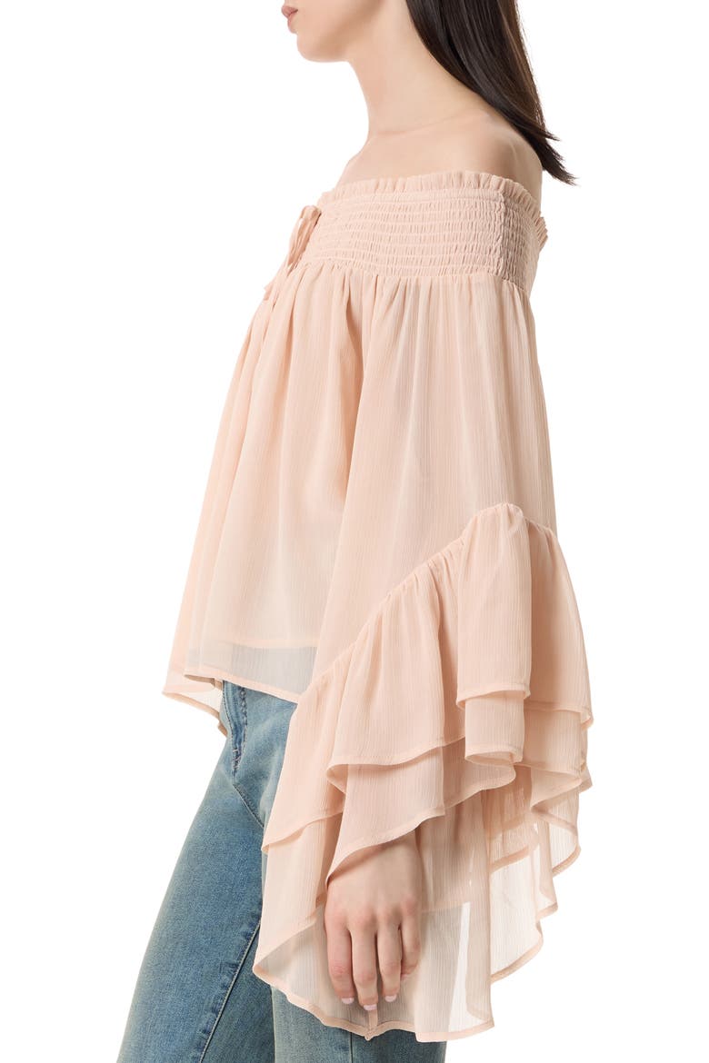 Edith Off The Shoulder Blouse, Alternate, color, ROSE