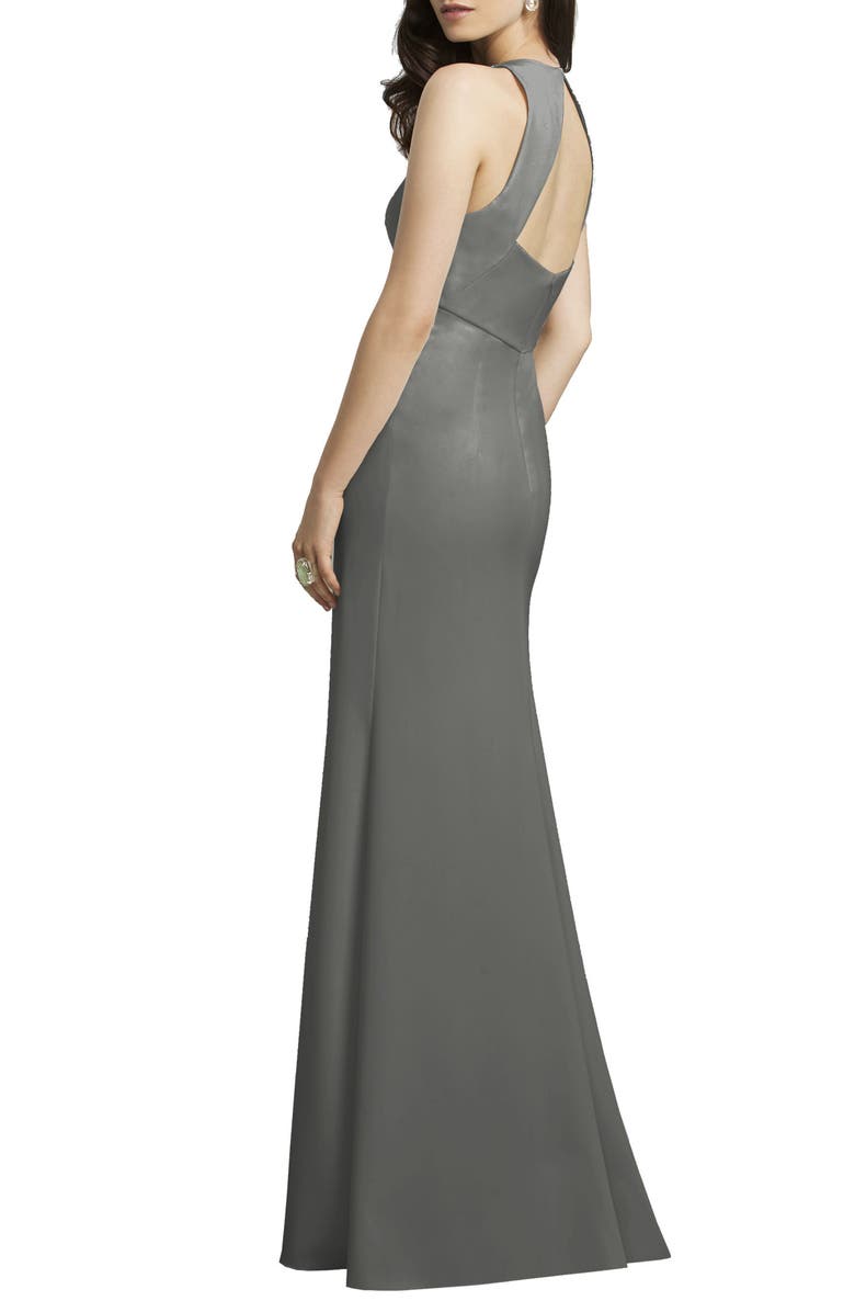 Dessy Collection Crepe Gown, Alternate, color,