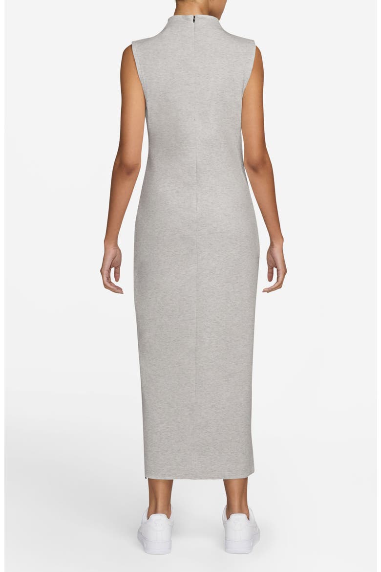 Tech Fleece Sleeveless Maxi Dress, Alternate, color, LIGHT GREY/ HTR/ BLACK