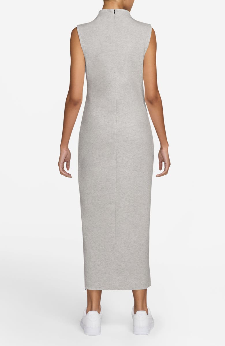 Nike Tech Fleece Sleeveless Maxi Dress, Alternate, color, Light Grey/ Htr/ Black