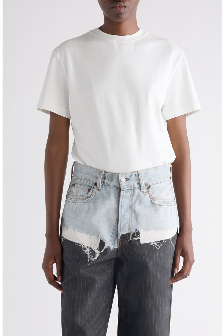 Gender Inclusive Cotton Crewneck T-Shirt, Main, color, ICE WHITE