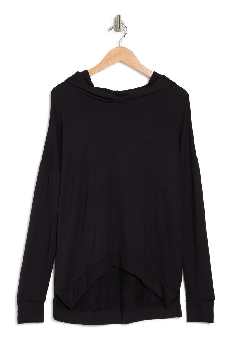 Asymmetric Dolman Sweatshirt, Alternate, color, BLACK PRINT 1
