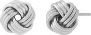 Frankie & Zoe Swirl Love Knot Stud Earrings