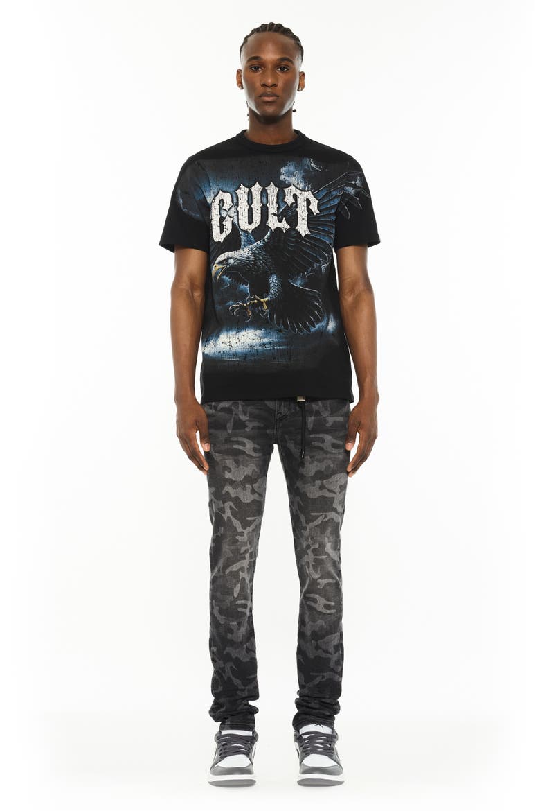 Punk 601 Super Skinny Jeans, Alternate, color, CAMO