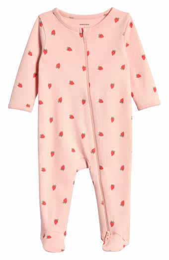 Nordstrom Print Cotton Footie Romper