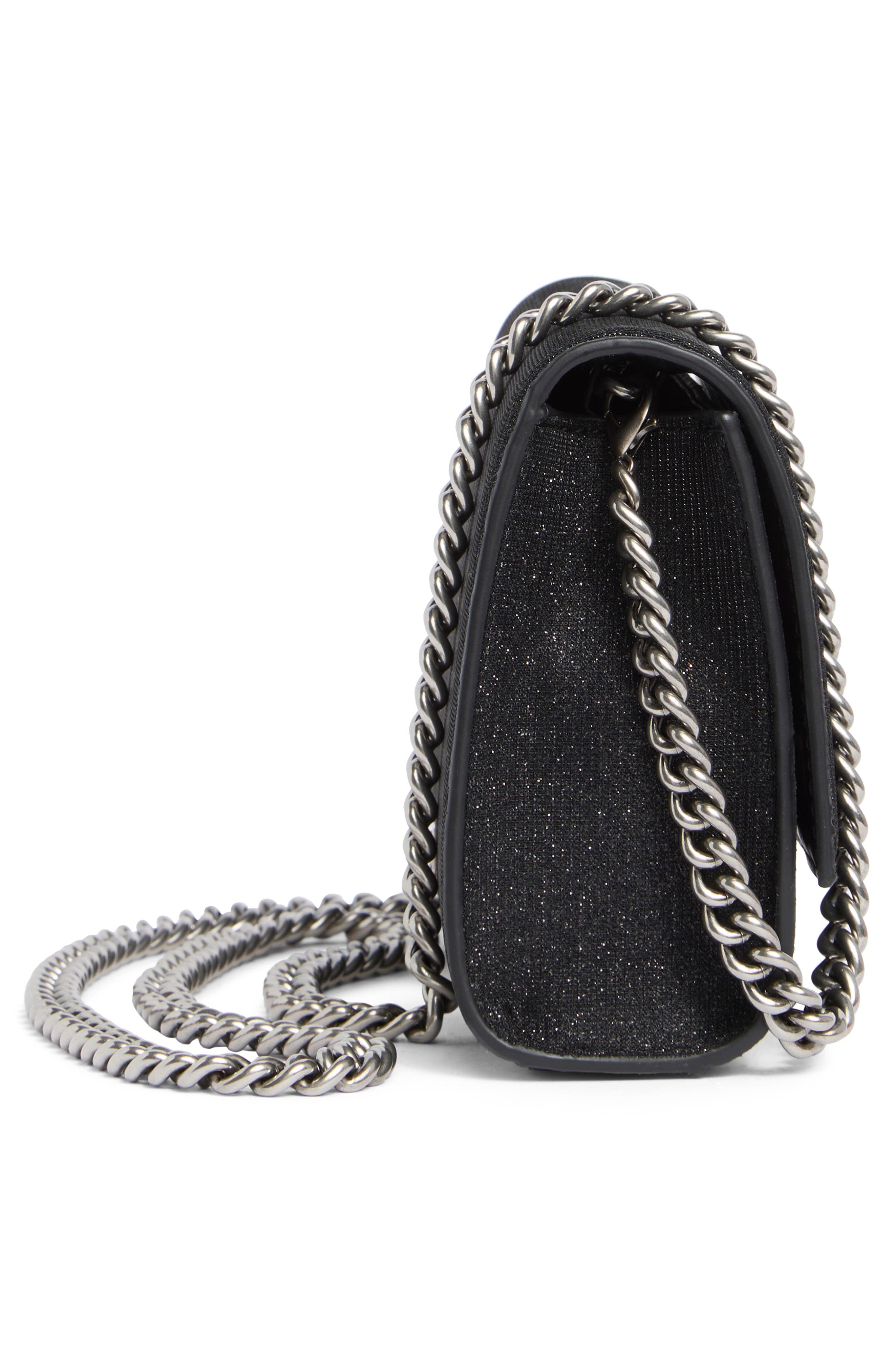 Kurt Geiger London Shimmer Clutch, Alternate, color, Black