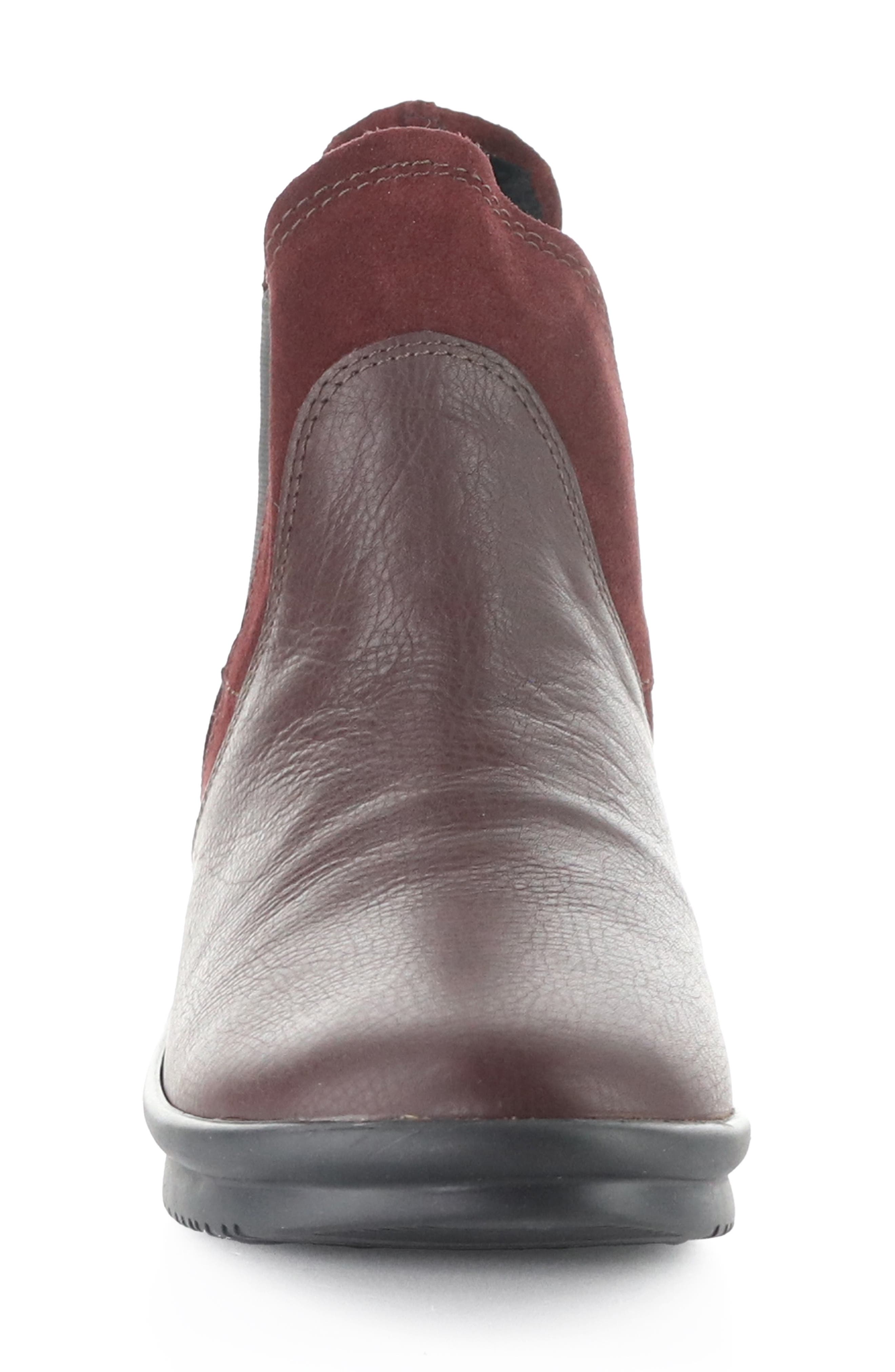 Rain Bootie, Alternate, color, WINE
