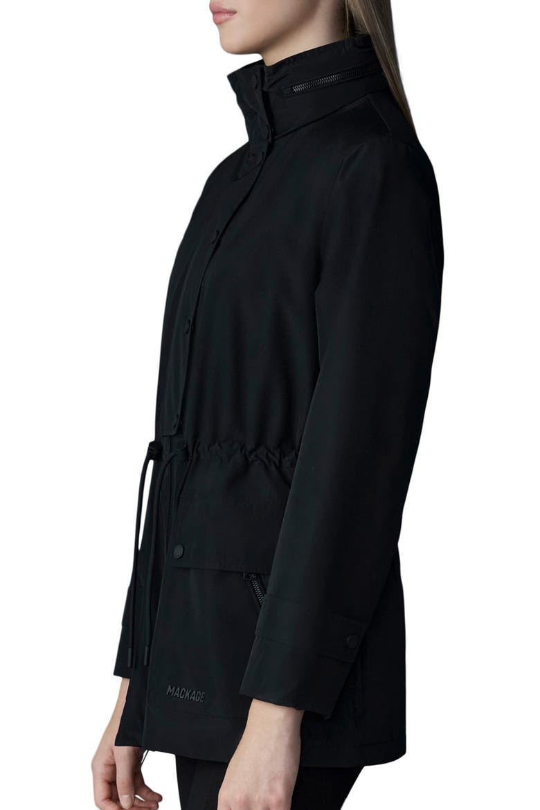 Keryn-Z Water Repellent Jacket, Alternate, color, BLACK