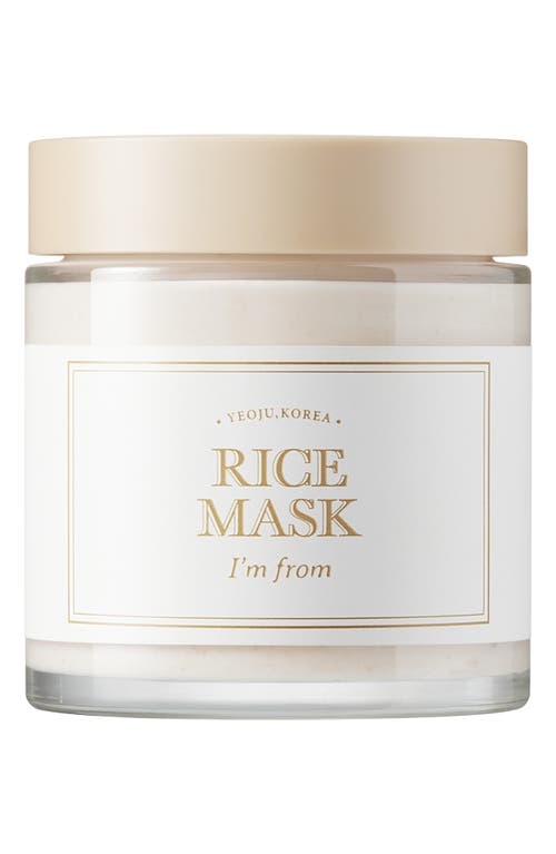 I'm From Rice Mask In Transparent