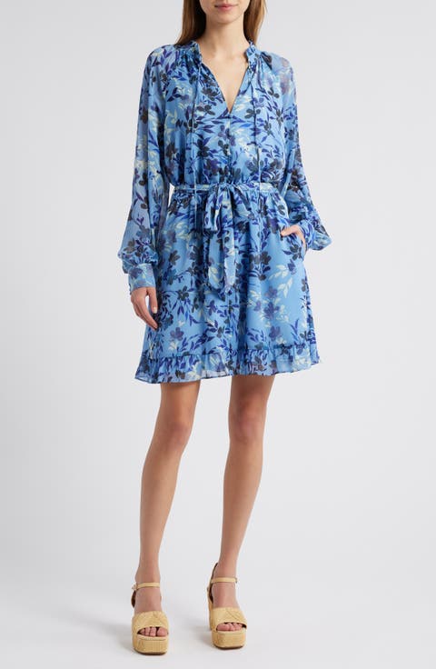 Jolie Floral Long Sleeve Minidress