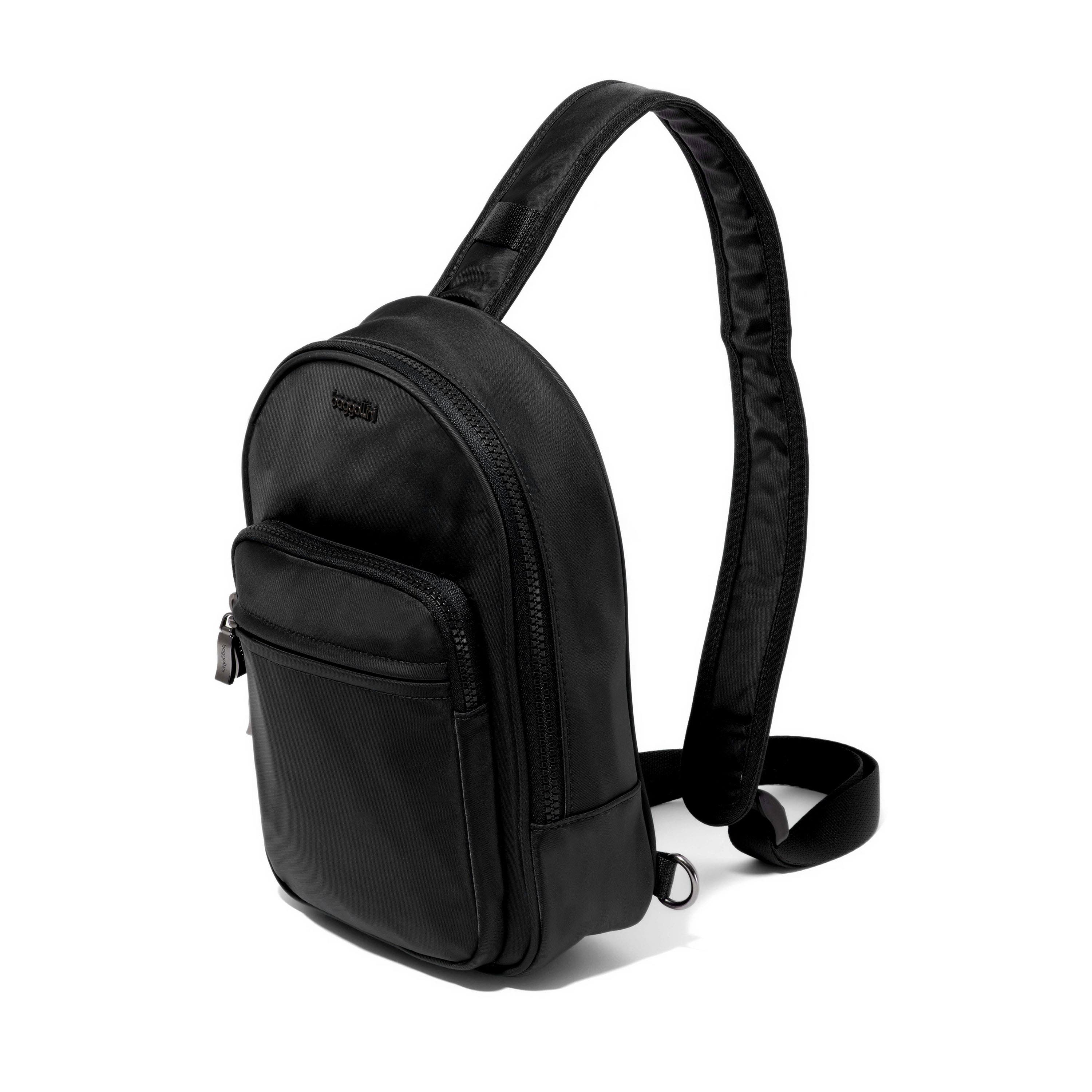 BAGGALLINI Waverly Sling Bag, Alternate, color, Black Twill