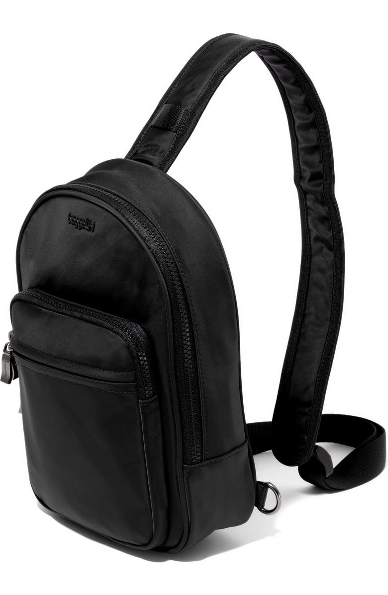 BAGGALLINI Waverly Sling Bag, Alternate, color, Black Twill