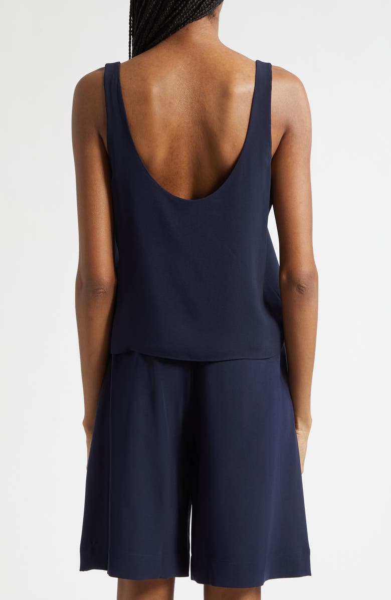 LESET Ari Scoop Crop Tank, Alternate, color, Midnight