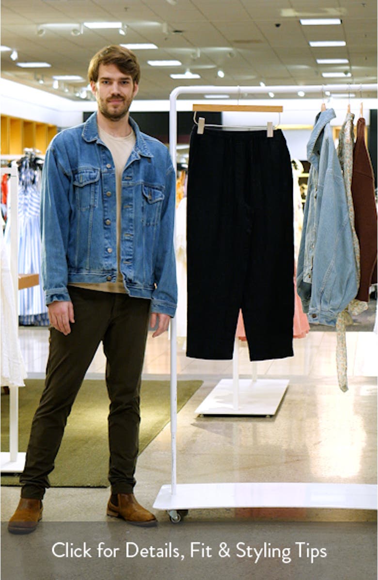 Linen Drawstring Pants, sales video thumbnail