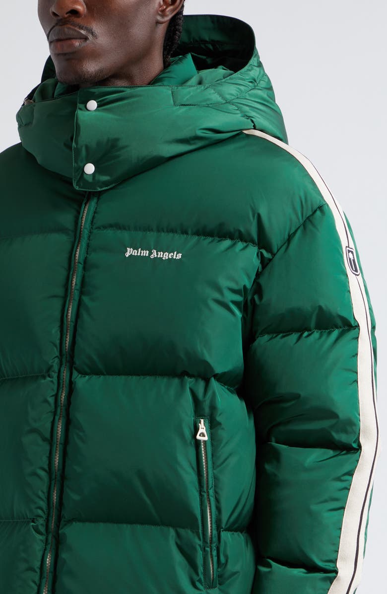 Palm Angels Down Puffer Track Jacket With Removable Hood, Alternate, color, 