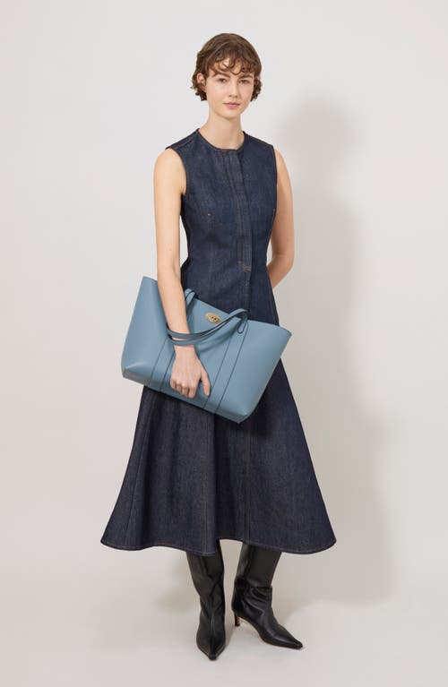 Mulberry Bayswater Leather Tote In Brighton Blue