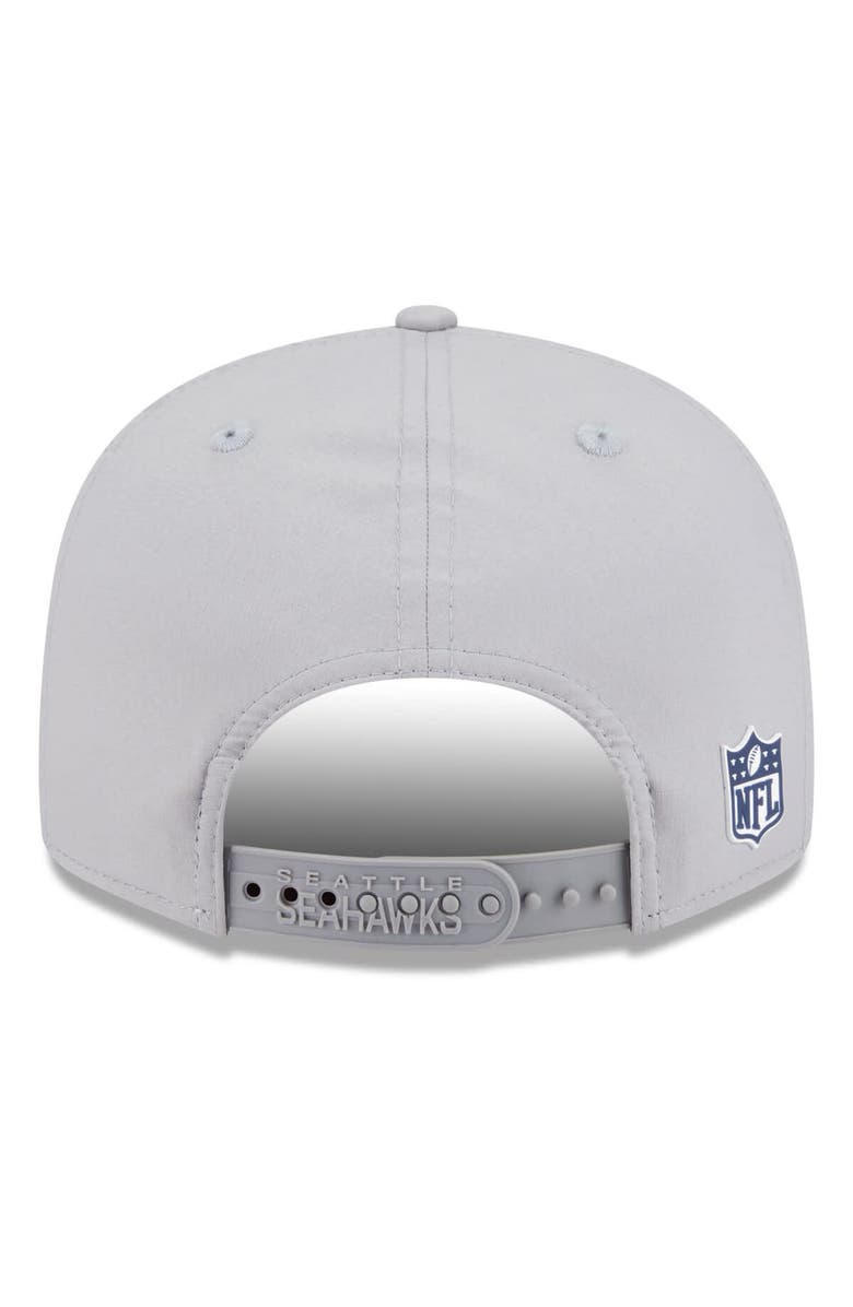 New Era Men's New Era Gray Seattle Seahawks 2025 Sideline  Split Panel 9FIFTY Snapback Hat, Alternate, color, 