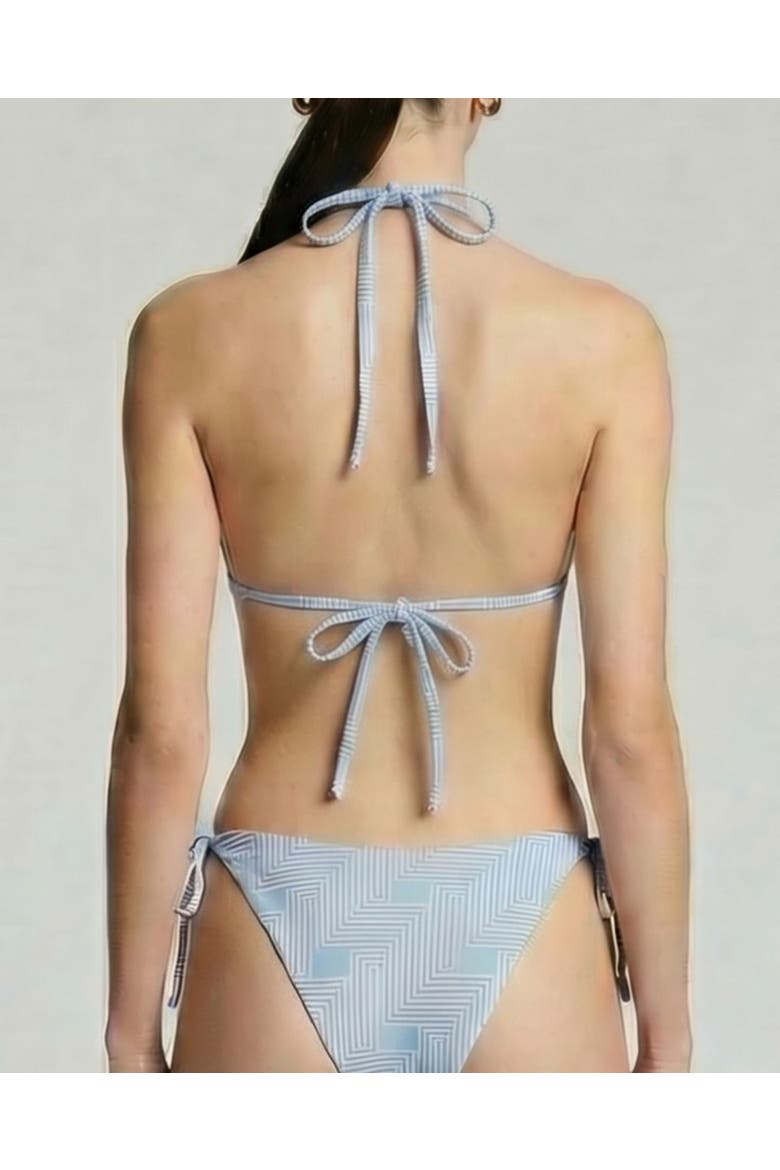 Inter Twine Womens Bikini Top, Alternate, color, Inter Twine Blue