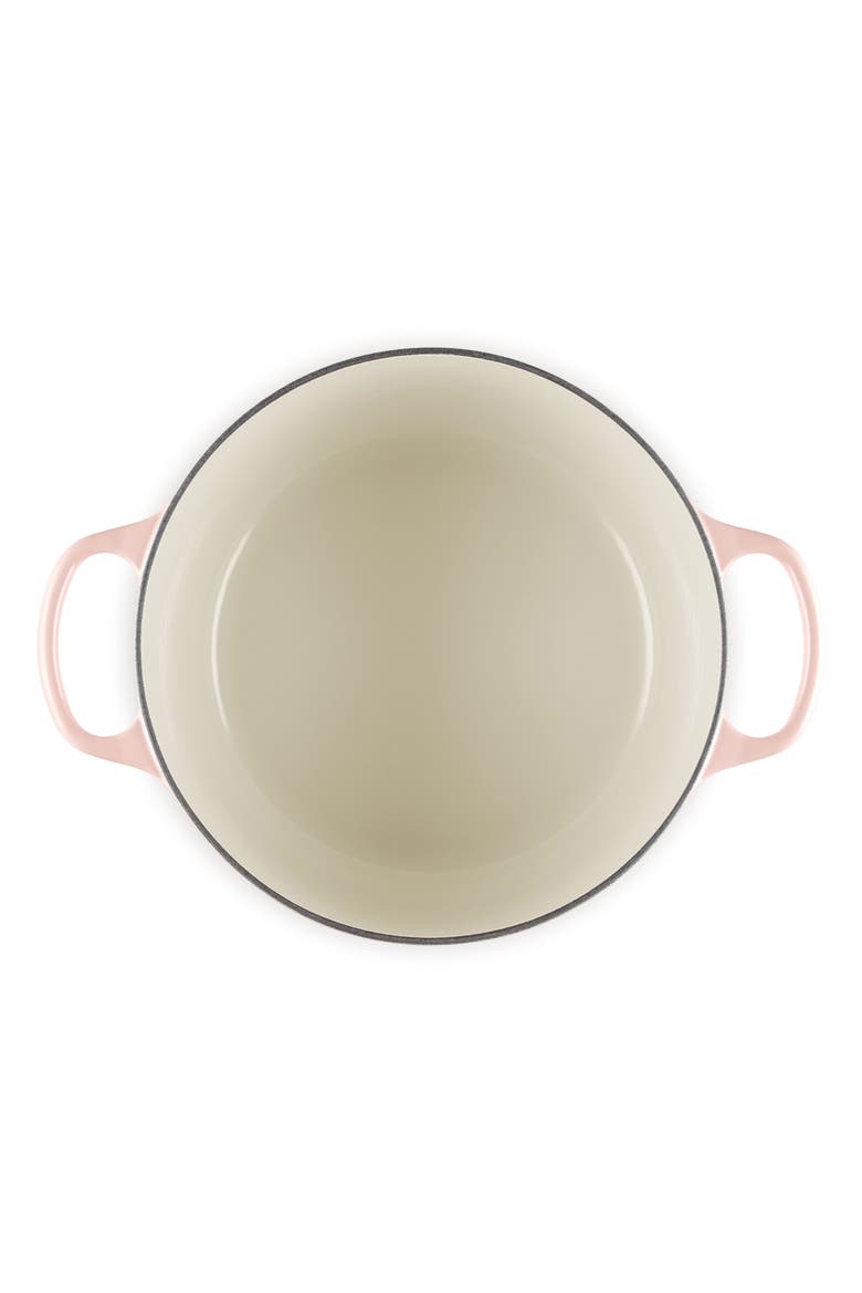Signature 6.5-Quart Round Enamel Cast Iron Dutch Oven, Alternate, color, PECHE
